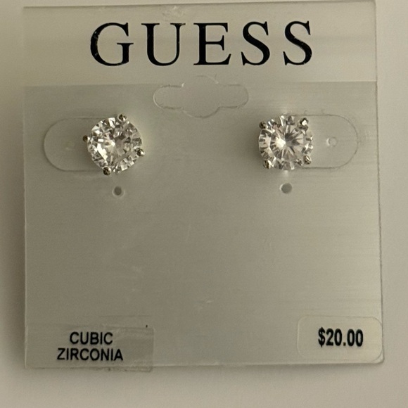 GUESS Cubic Zirconia Earrings NWT - Picture 1 of 1